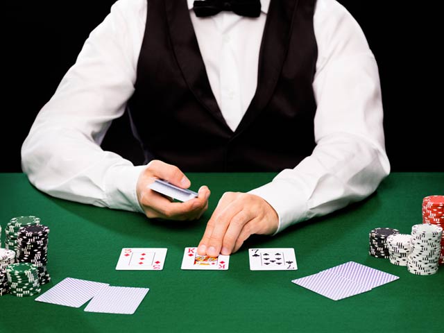 Blackjack with a live dealer